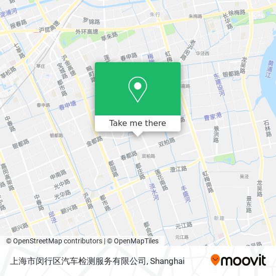 上海市闵行区汽车检测服务有限公司 map