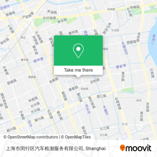 上海市闵行区汽车检测服务有限公司 map