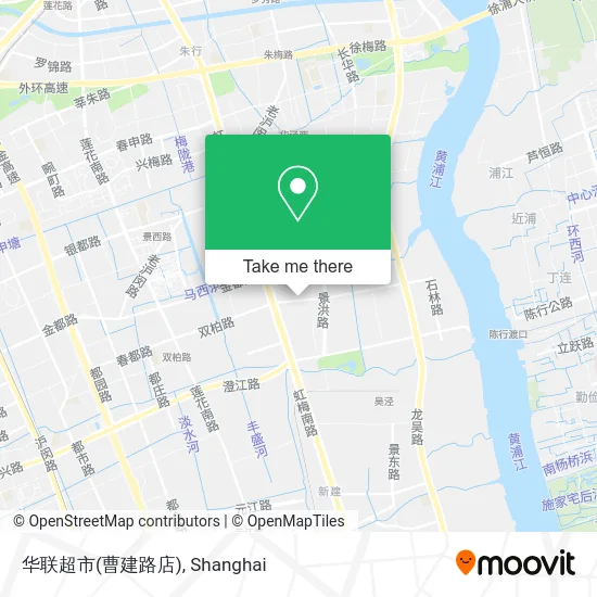 华联超市(曹建路店) map
