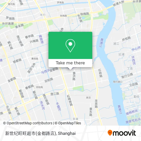 新世纪旺旺超市(金都路店) map