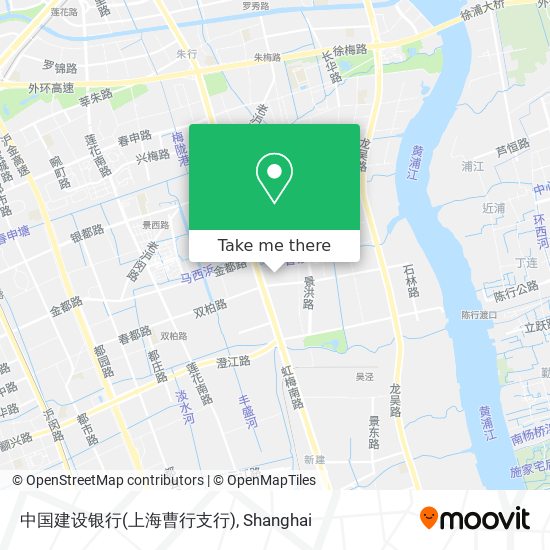 中国建设银行(上海曹行支行) map