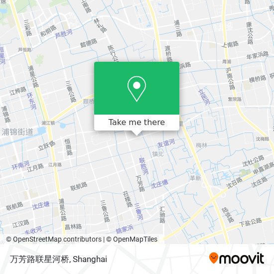 万芳路联星河桥 map