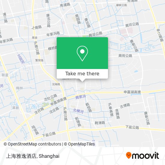 上海雅逸酒店 map