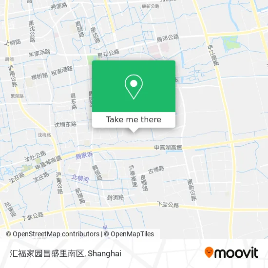 汇福家园昌盛里南区 map