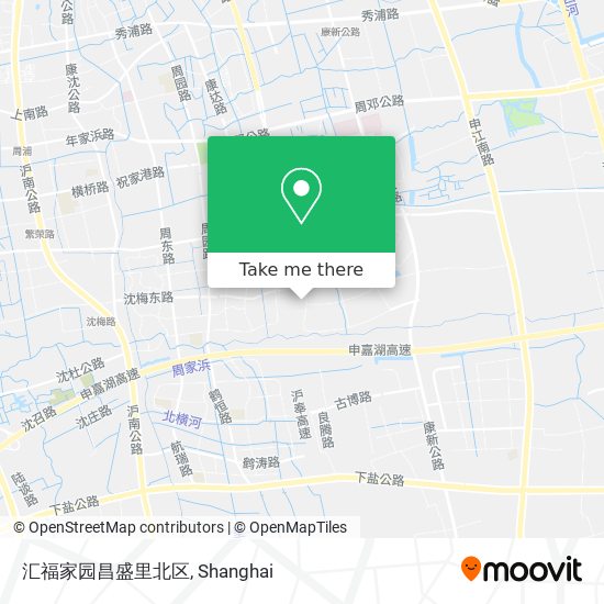汇福家园昌盛里北区 map