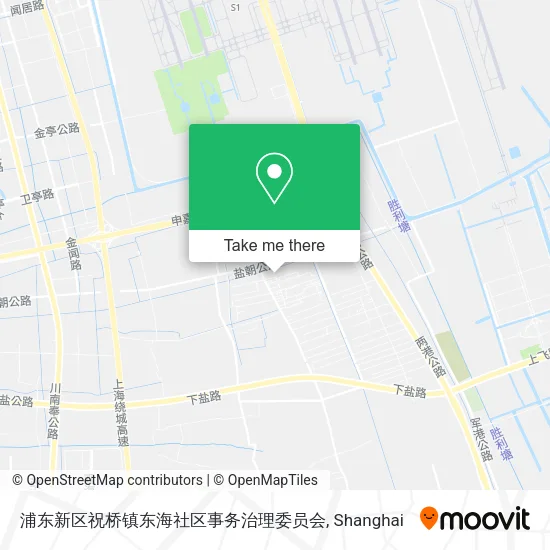 浦东新区祝桥镇东海社区事务治理委员会 map