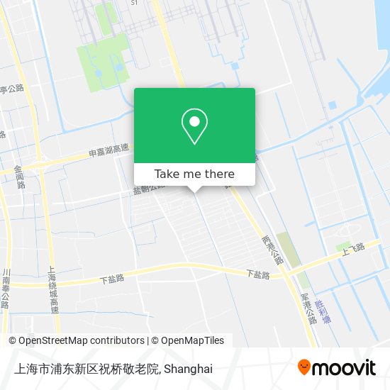 上海市浦东新区祝桥敬老院 map