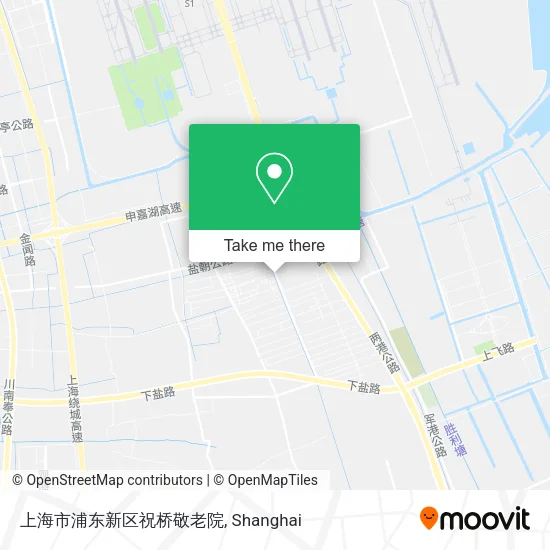 上海市浦东新区祝桥敬老院 map
