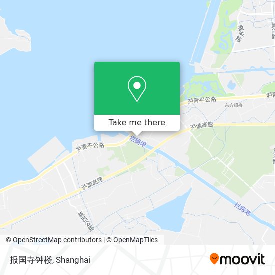 报国寺钟楼 map