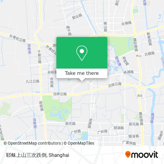 耶稣上山三次跌倒 map
