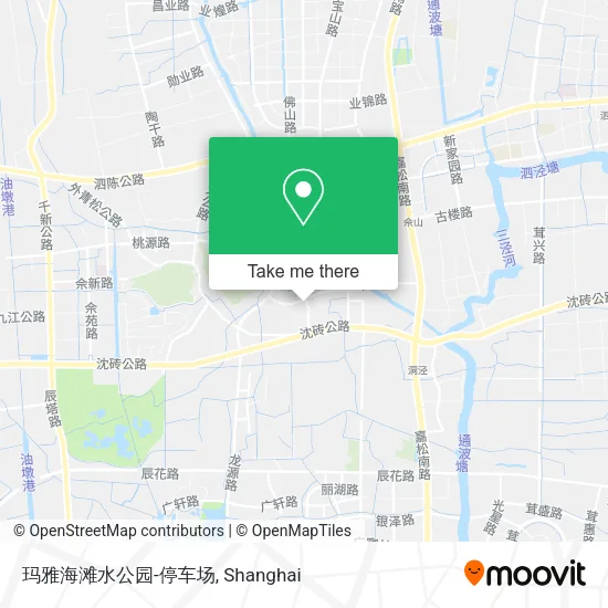 玛雅海滩水公园-停车场 map