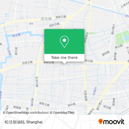 松泾加油站 map