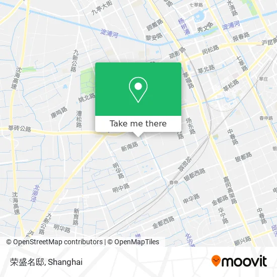 荣盛名邸 map