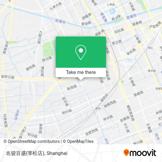 名骏百盛(莘松店) map