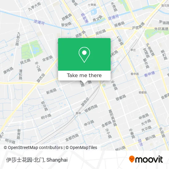 伊莎士花园-北门 map