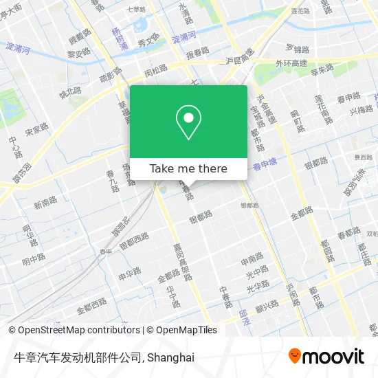 牛章汽车发动机部件公司 map