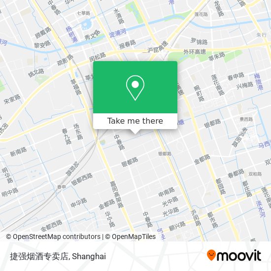 捷强烟酒专卖店 map