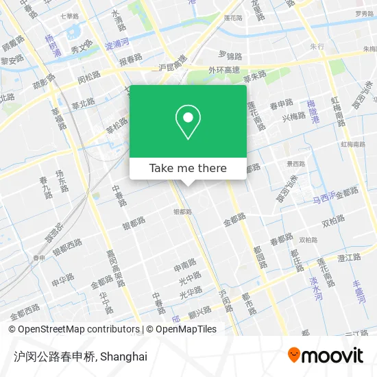 沪闵公路春申桥 map