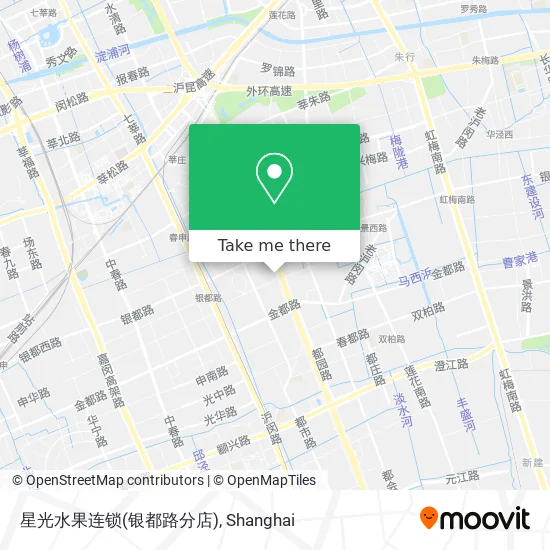 星光水果连锁(银都路分店) map