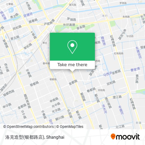 洛克造型(银都路店) map