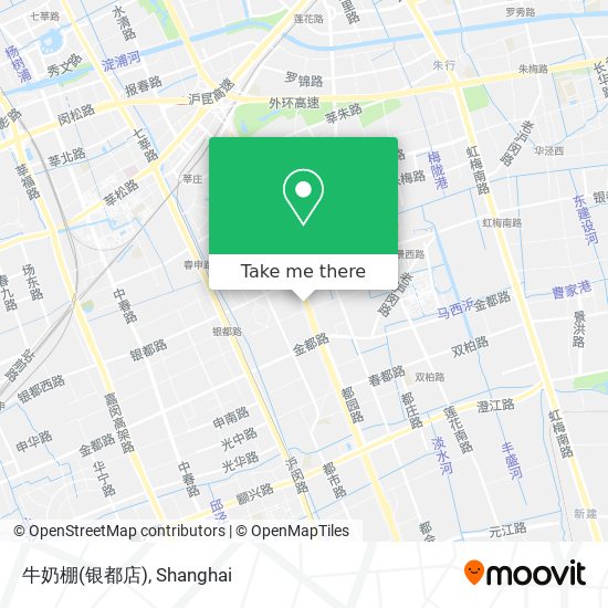 牛奶棚(银都店) map