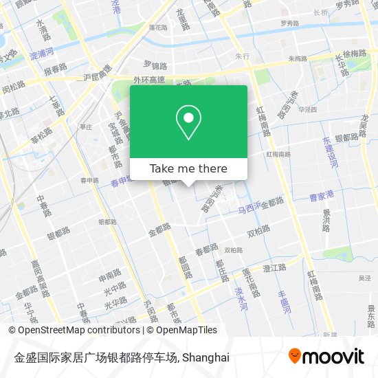 金盛国际家居广场银都路停车场 map