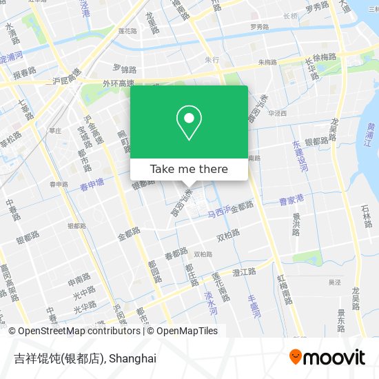 吉祥馄饨(银都店) map