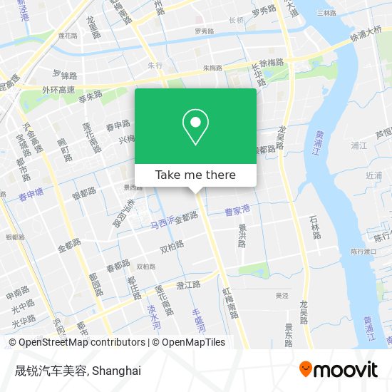 晟锐汽车美容 map