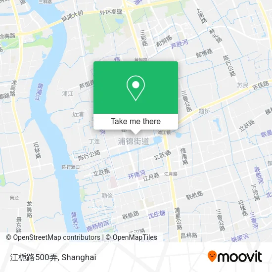 江栀路500弄 map
