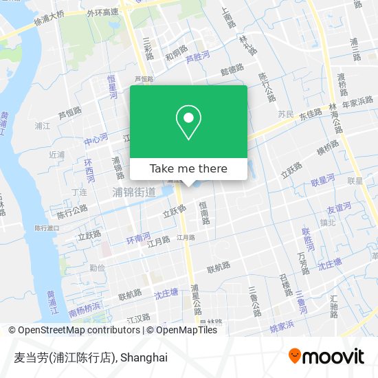 麦当劳(浦江陈行店) map