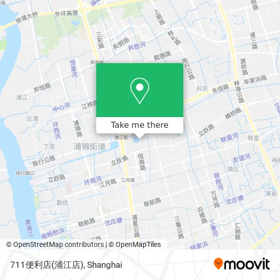 711便利店(浦江店) map