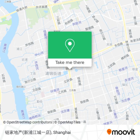 链家地产(新浦江城一店) map