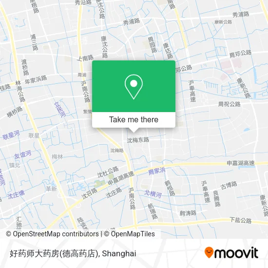 好药师大药房(德高药店) map