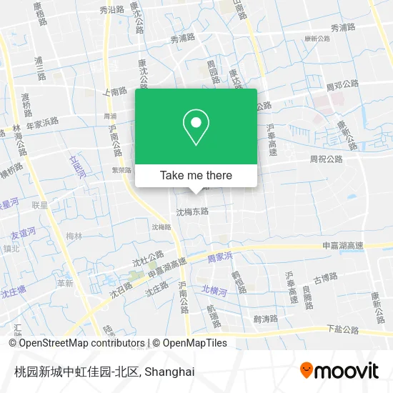 桃园新城中虹佳园-北区 map