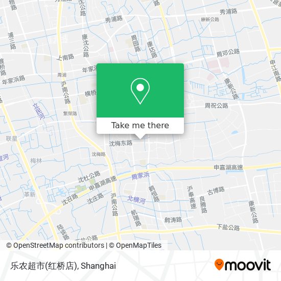 乐农超市(红桥店) map