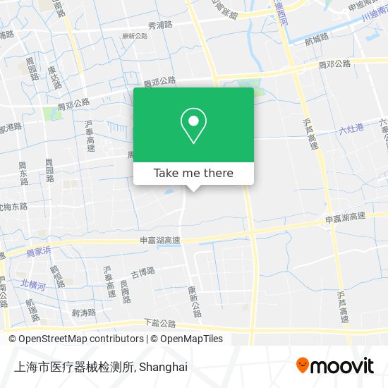 上海市医疗器械检测所 map