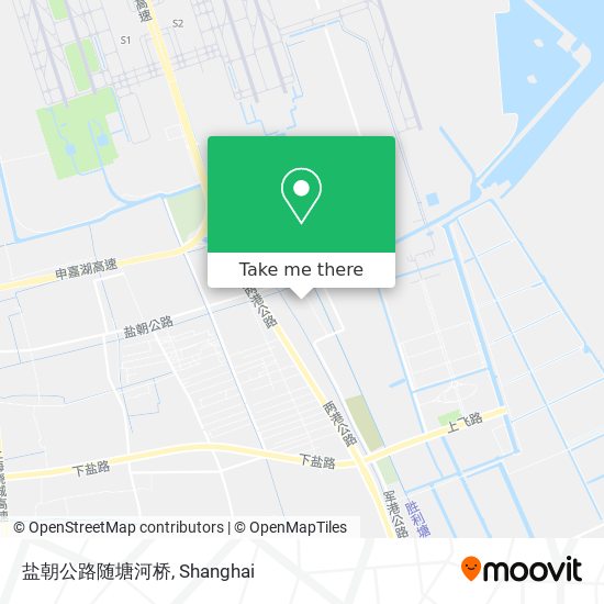 盐朝公路随塘河桥 map