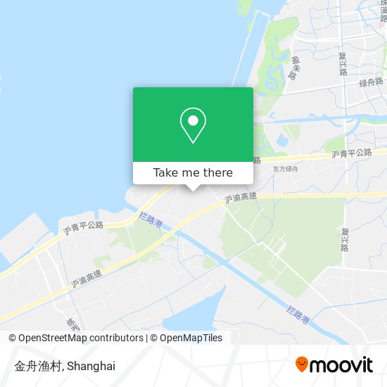 金舟渔村 map