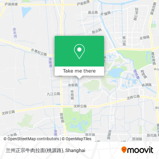 兰州正宗牛肉拉面(桃源路) map