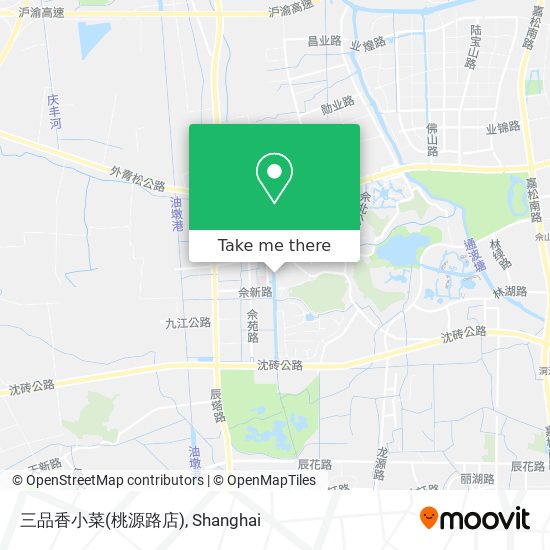 三品香小菜(桃源路店) map