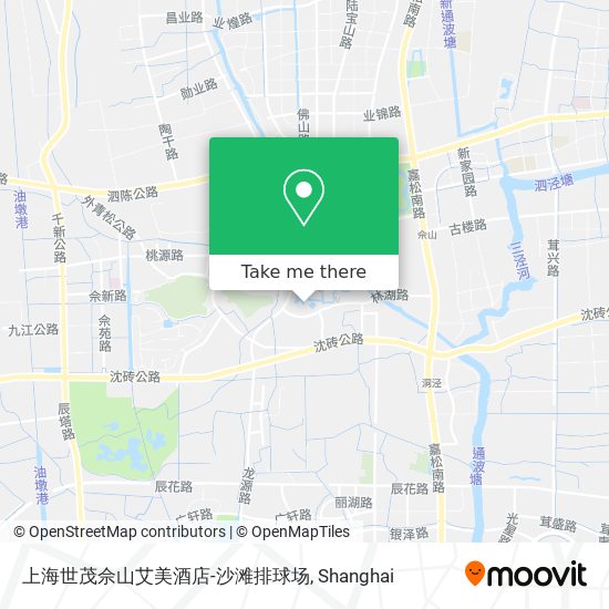 上海世茂佘山艾美酒店-沙滩排球场 map