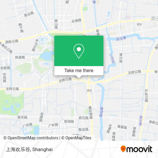 上海欢乐谷 map