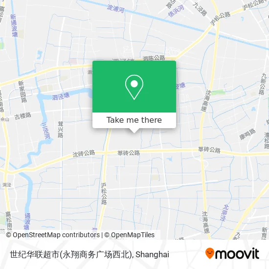 世纪华联超市(永翔商务广场西北) map