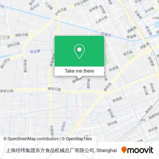 上海经纬集团东方食品机械总厂有限公司 map