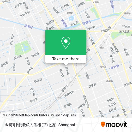 今海明珠海鲜大酒楼(莘松店) map