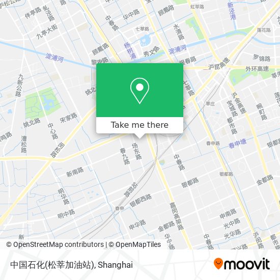中国石化(松莘加油站) map