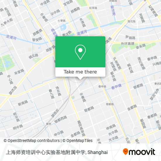 上海师资培训中心实验基地附属中学 map