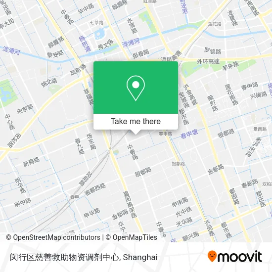 闵行区慈善救助物资调剂中心 map