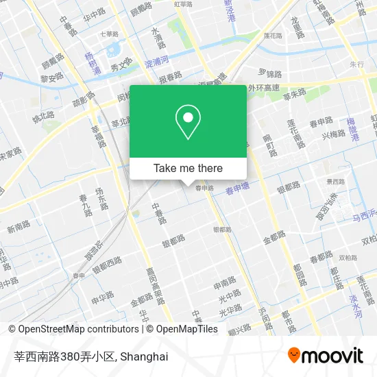 莘西南路380弄小区 map