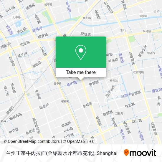 兰州正宗牛肉拉面(金铭新水岸都市苑北) map